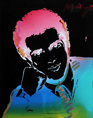 Peter Max, Dr. Burger, Acryl Auf Leinwand