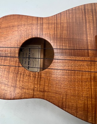 Vintage 1994 Maui Music Soprano Four Strings SK Ukulele Pre-Fire - Picture 4 of 24