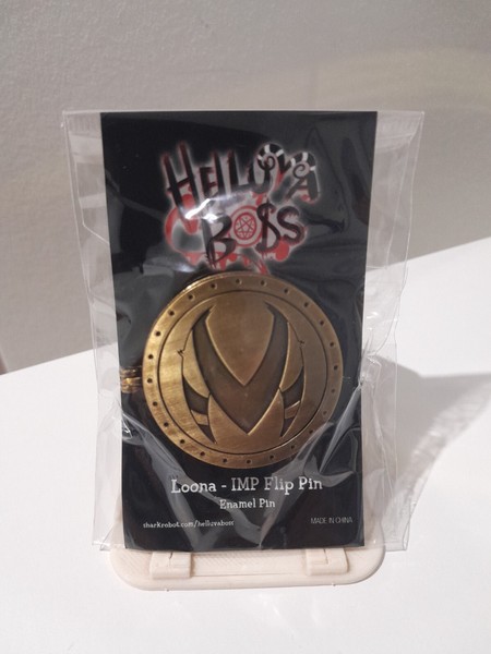 Helluva Boss Loona Antique Die Struck Locket IMP Flip Pin Vivziepop