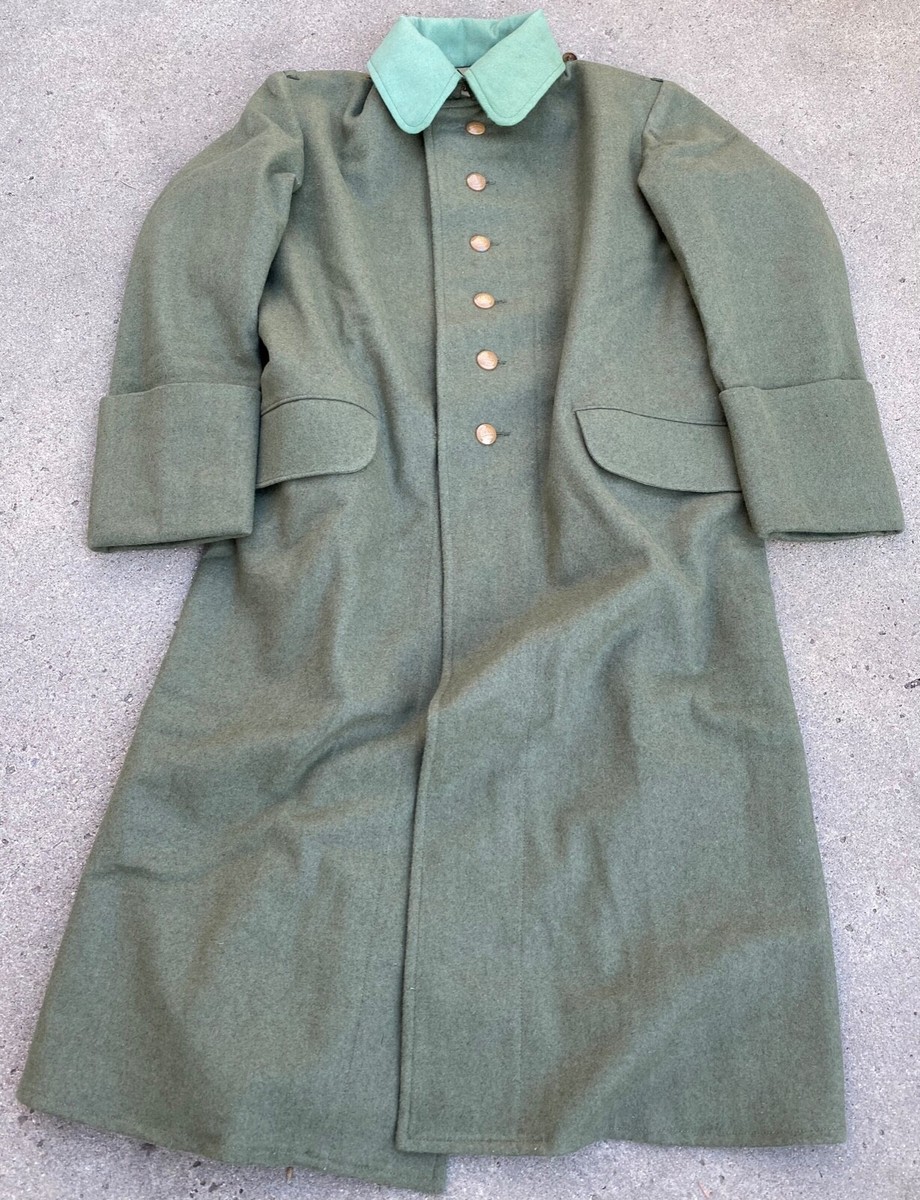 WWI GERMAN M1915 INFANTRY WINTER GREATCOAT OVERCOAT-SIZE 1 (38-40R