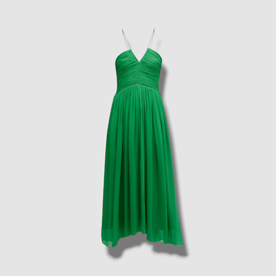 green emerald velvet dress ALC Women's Emerson Dress, Basil, Green, 14 at Amazon Women's Clothing store main image 0