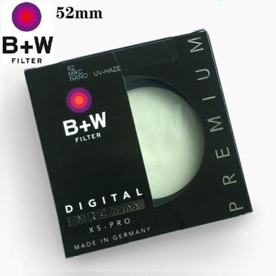 Filtre UV HAZE B+W 52mm MRC Nano XS-PRO Digital - Protection Pour Objectif, Traitement Multicouches Anti-reflets