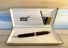Vintage MONTBLANC Meisterstuck Burgundy Red Classique 164R Ballpoint Pen