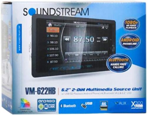 Soundstream VM-622HB 2-DIN Digital Media Receiver w/ Bluetooth 4.0 - Picture 7 of 7