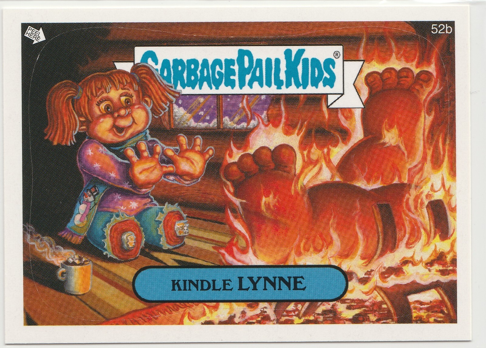2008 GPK All-New Series 7 ANS7 Kindle Lynne #52b Garbage Pail Kids Card