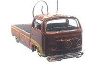 Christmas Ornament for Volkswagen T2 Pickup Brown