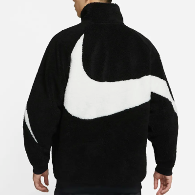 Nike Big Swoosh Pull Zip Reversible Jacket Asian Size (BQ6546-011
