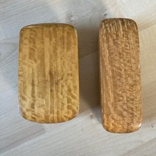 Vtg Mens Hair Brushes Wood Nylon