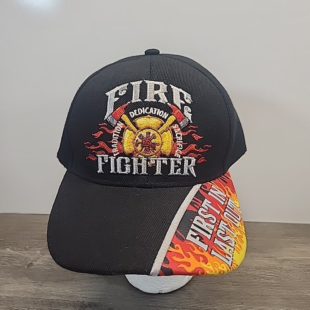 Fire Fighter Dedication Tradition Strapback Hat C… - image 1