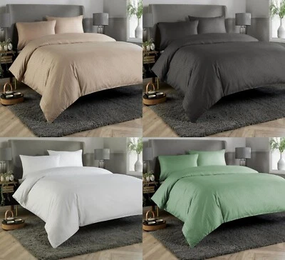 Luxury Duvet Cover Set Stripe Quilt Covers Bedding Sets Single Double King Size