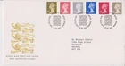 GB ROYAL MAIL FDC FIRST DAY COVER 1993 MACHIN DEFINITIVES 19p-41p  BUREAU PMK