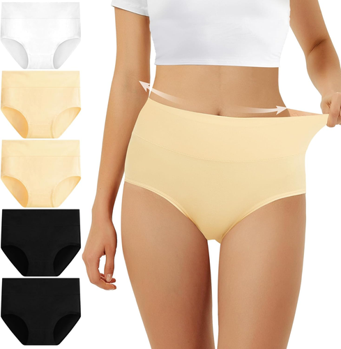 Mutande Donna Cotone Elasticizzato Vita Alta
