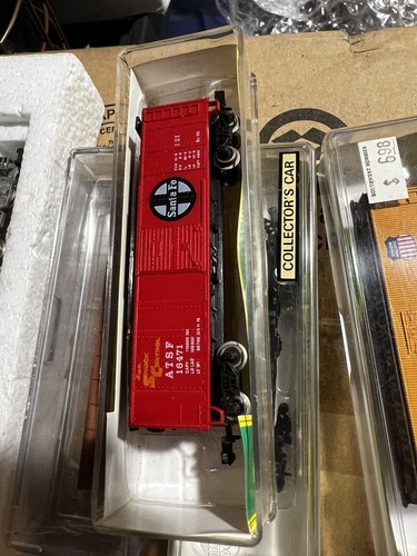 MODEL POWER 7544 SANTA FE 5941 LOCOMOTIVE F40 PH Nscale Train Set Tested Runs - Picture 7 of 9