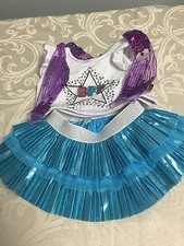 Nice Build A Bear Sequin Outfit BFF Skirt Top Sparkle Bright EUC