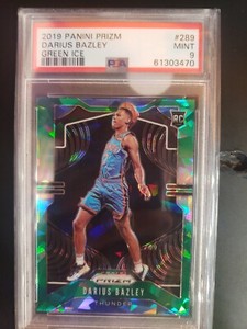 2019 Prizm Darius Bazley Green Ice Psa 9