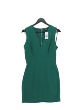 Mango Bodycon Midi Dress S in Green