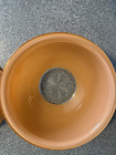 SET of 2 PYREX Mixing Bowls 8" Salmon Orange Clear Ribbed Bottom #323 1. 5L — photo 2