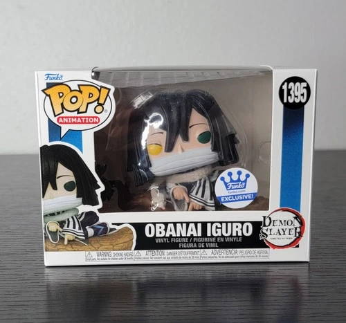 🔥Funko Pop! Demon Slayer: Obanai Iguro #1395 Rare Funko Shop Exc. W/Protector🔥
