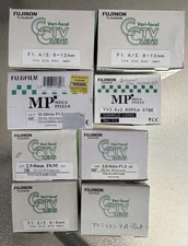 Set of 8 Fujinon Fujifilm Varifocal CCTV Lens