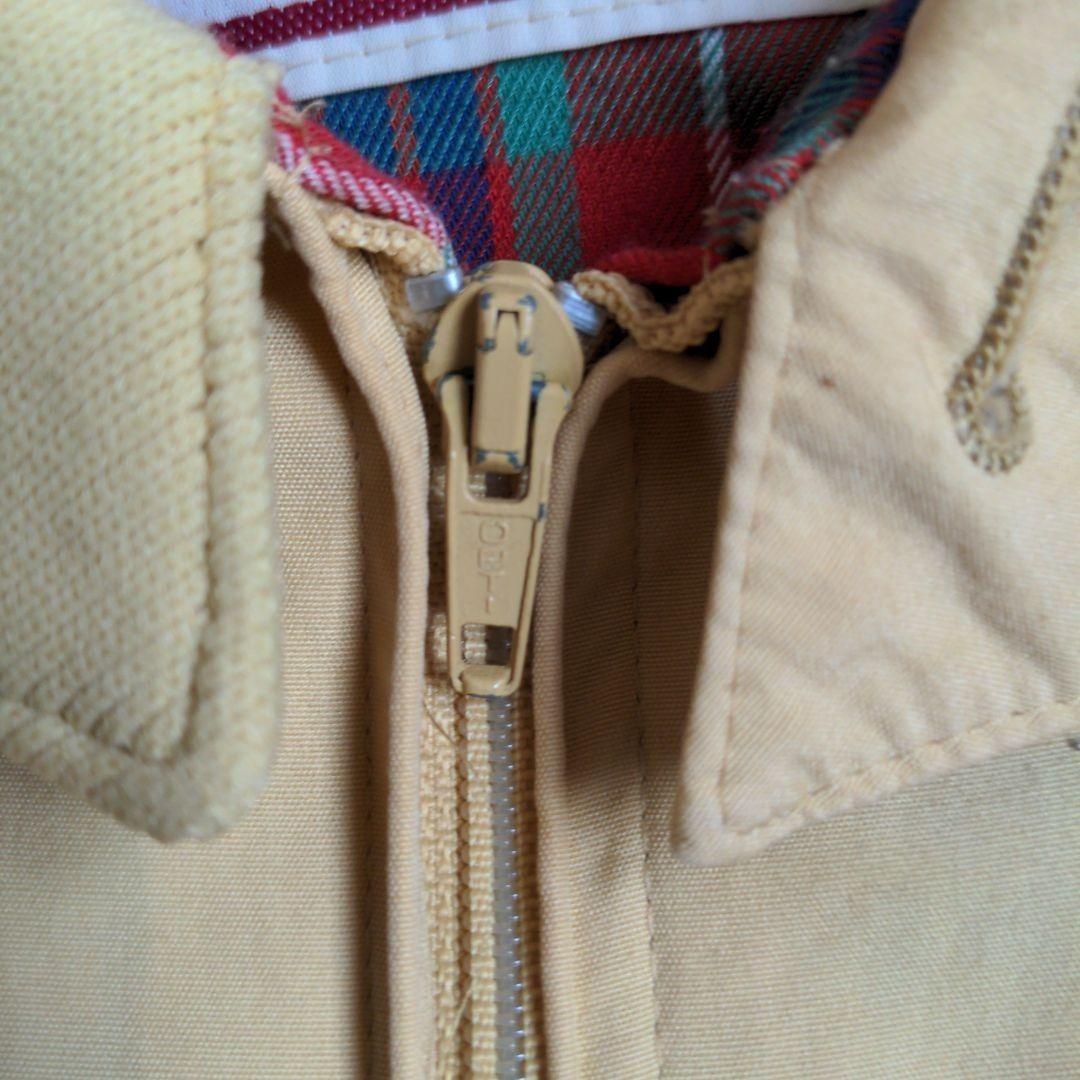 80s BARACUTA G9 Harrington Jacket Made in England Size 44 Beige