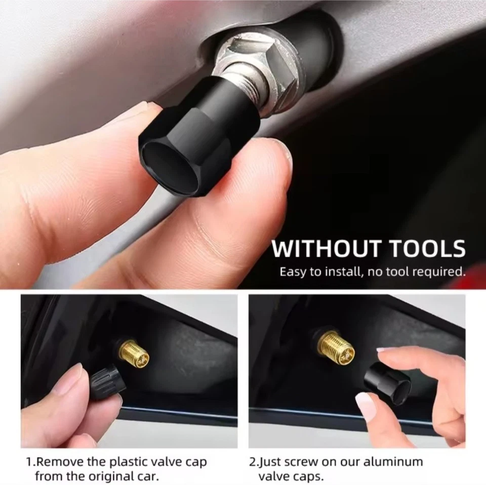 Black Harley Davidson 2 Motorcycle Wheel Tyre Air Valve Caps & Suede Keychain - Image 4 of 4