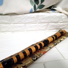 Japanese Shinobue Fue Bamboo Flute Festival Music Case Included Unused Japan