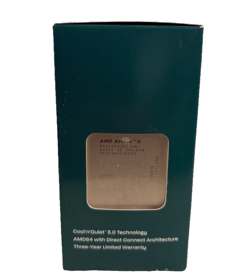 AMD Athlon II X2 260 Regor 3.2 GHz 2x1 MB L2 Socket AM3 65W Dual-Core Desktop - Image 2 of 4