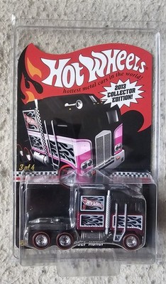 HOT WHEELS 2013 COLLECTORS EDITION THUNDER ROLLER BLACK/PINK
