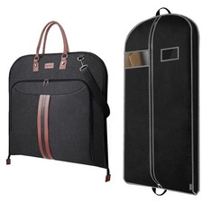BALEINE Heavy Duty Garment Bag with Shoe Storage 60"  Foldable Garment Bag ...