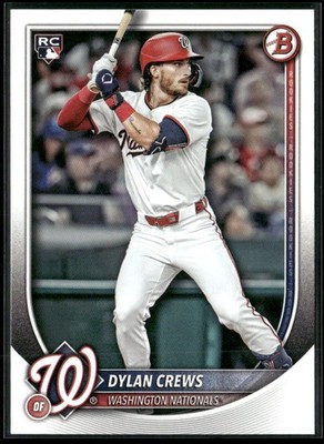 2025 BOWMAN ROOKIES DYLAN CREWS WASHINGTON NATIONALS RC #42