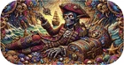 Hayleybug Mint "Captain Deadtreasure" 2oz 999 Silver Bar Limited Ed. Mintage 80