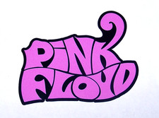 PINK FLOYD Logo Die Cut Sticker Decal Music Band Classic Rock Pink Floyd