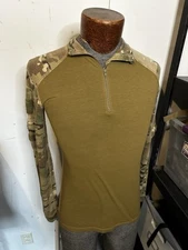 XGO Flame Retardant DEFENSE BASE LAYER Combat Shirt DBL3 MULTICAM UPF 35+ SMALL