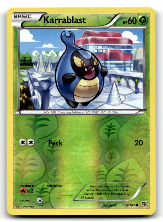 Karrablast 6/101 Reverse Holo Common Plasma Blast LP