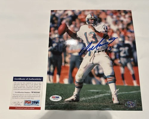 Dan Marino Signed 8x10 Photo Miami Dolphins Autographed PSA DNA COA