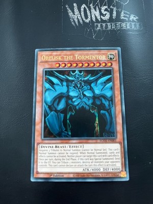 YUGIOH OBELISK THE TORMENTOR ULTRA RARE EGO1-EN001 1ST EDITION