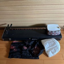 Shamisen Main Body 3 Strings Hard Case Included Key Akita Shamisen Nagauta Etc.