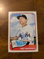 2014 Topps Heritage #ROA-JM Jake Marisnick Real One Autographs