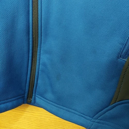 Menards Mens Softshell Jacket Blue Gray Full Zip Fleece Lined Size Large image 3