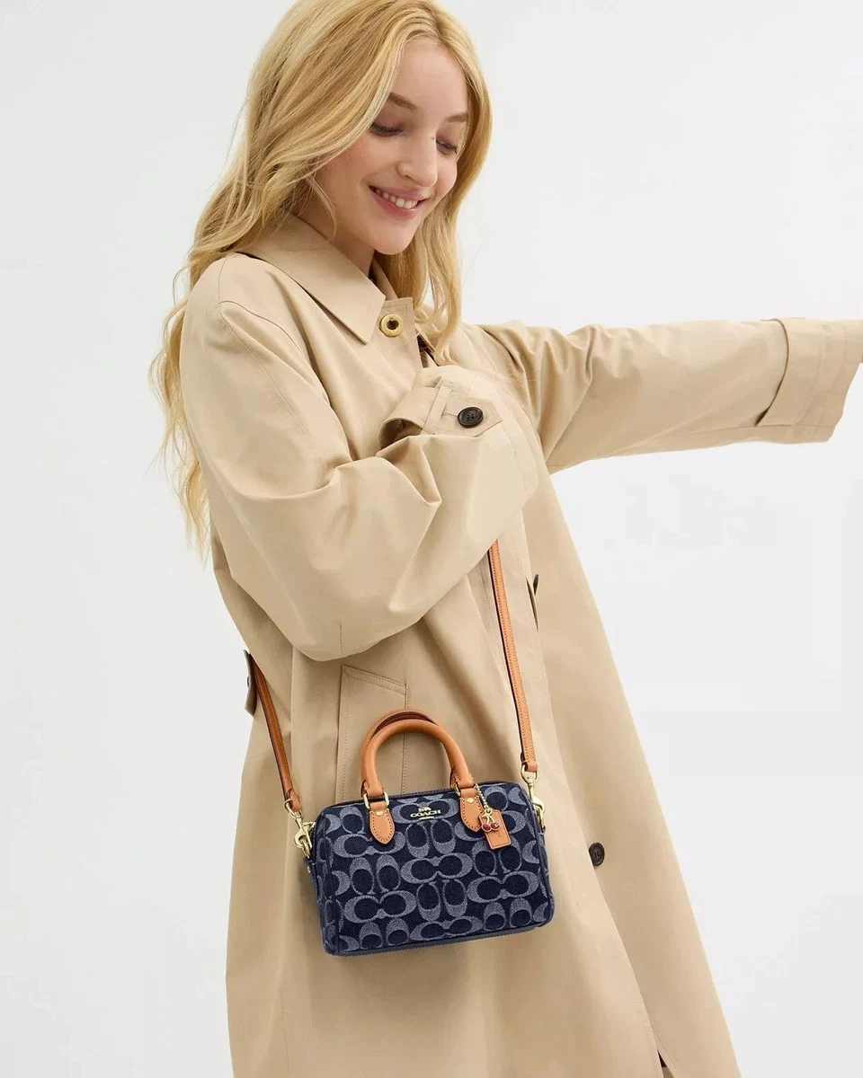 Coach Denim Exterior Mini Bags & Handbags for Women for sale | eBay