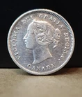 1897 Canada 5 Cents Silver — photo from another recent sale