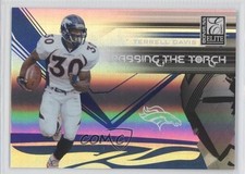 2007 Donruss Elite Passing the Torch Blue /200 Terrell Davis Mike Bell HOF 0a1