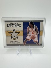Latrell Sprewell Upper Deck UD Authentics 2002-03 Uniform Greatness Jersey