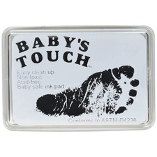 Baby Safe Reusable Hand Foot Print Ink Pads - Black