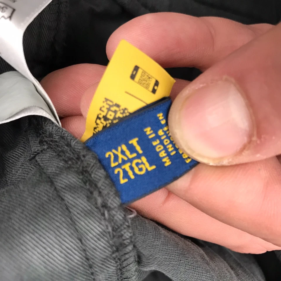 Pantalones Cortos Utilitarios Polo Ralph Lauren Para Hombres 2XLT Clásicos Gris 10" Carga Excedente Chino Foto 4 de 4