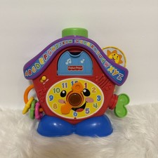Fisher Price Laugh and Learn Time PEEK-A-BOO CUCKOO Clock Tested WORKS 2009