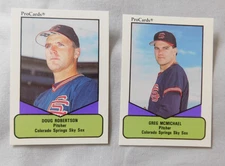 1990 ProCards AAA Colorado Springs Sky Sox Baseball Card Pick one