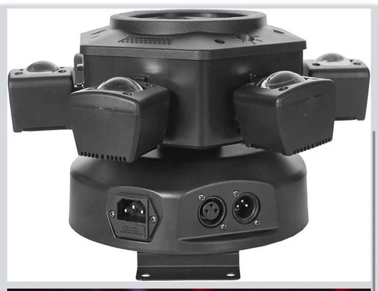 6 Head Bee Eye Led Beam Moving Head Wash Light DJ Disco Stage Effect Lights - Image 2 of 4