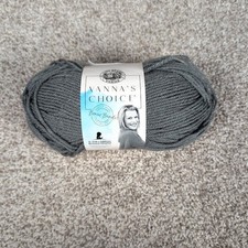 Lion Brand Vanna's Choice Yarn Silver Grey 100 Acrylic Medium Weight 4