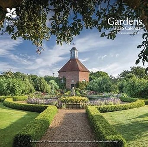 Gardens National Trust  wall Calendar 2026 NEW